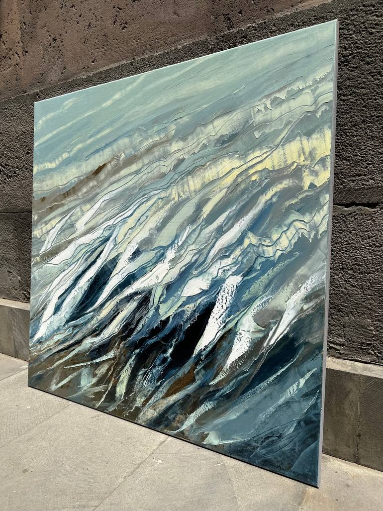 Original Abstract Expressionism Abstract Painting by Tigran Mamikonyan