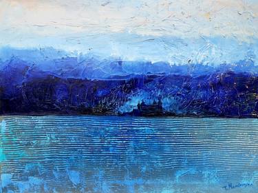 Original Abstract Seascape Paintings by Tigran Mamikonyan