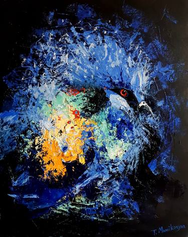 Original Abstract Expressionism Abstract Paintings by Tigran Mamikonyan