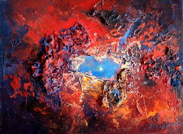 Print of Outer Space Paintings by Tigran Mamikonyan