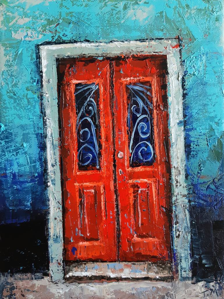 Red door Art Print