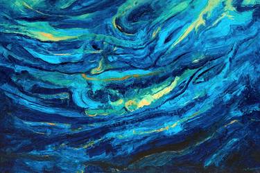 Print of Abstract Expressionism Seascape Paintings by Tigran Mamikonyan