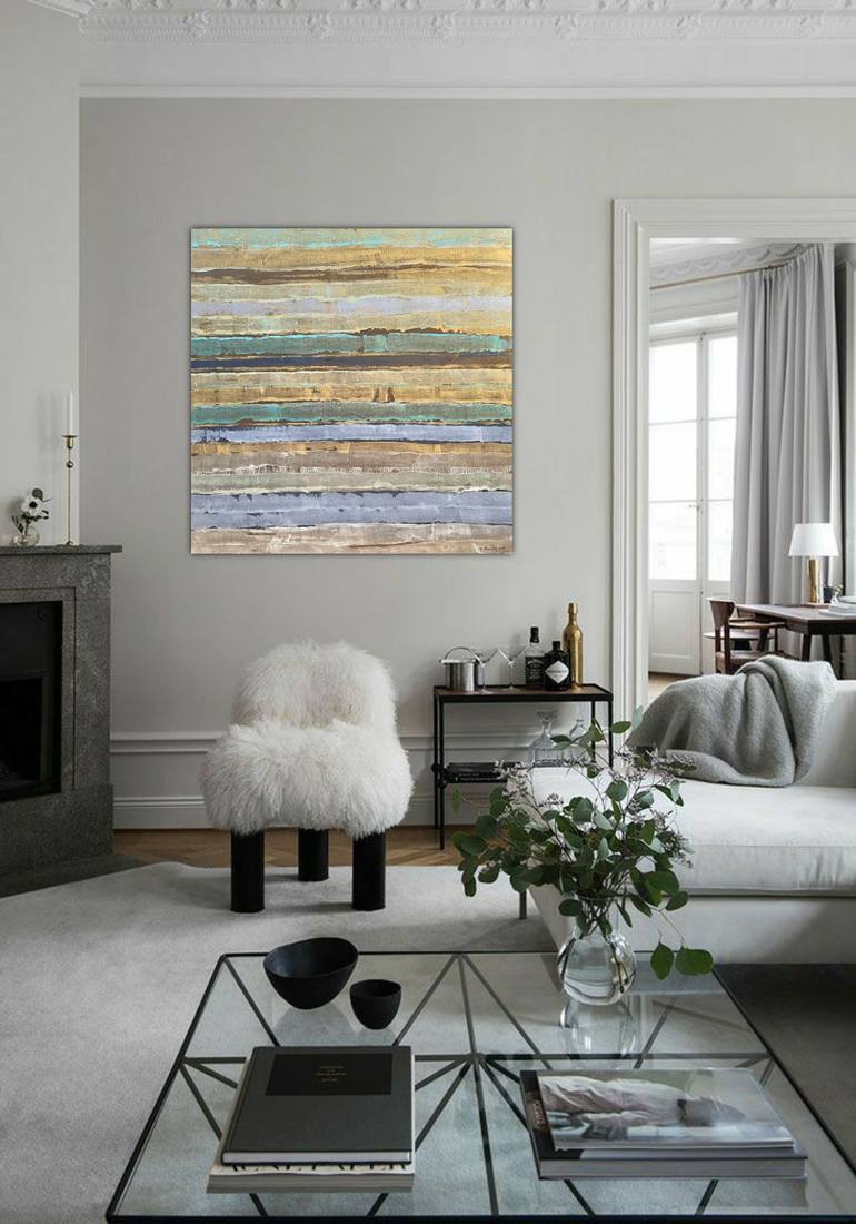 Original Abstract Expressionism Abstract Painting by Tigran Mamikonyan