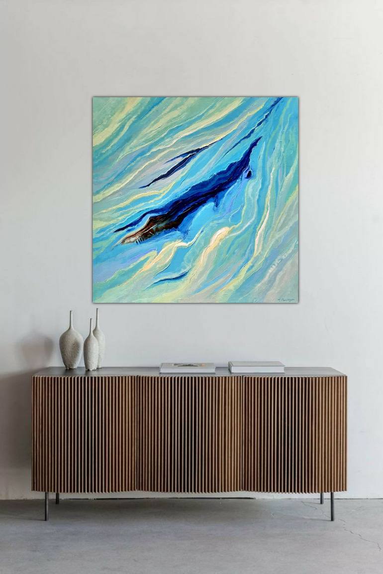 Original Abstract Expressionism Abstract Painting by Tigran Mamikonyan