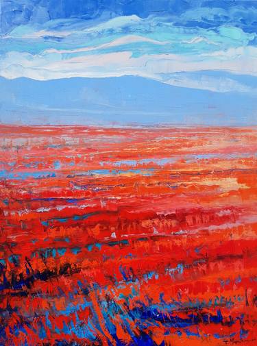 Print of Abstract Landscape Paintings by Tigran Mamikonyan