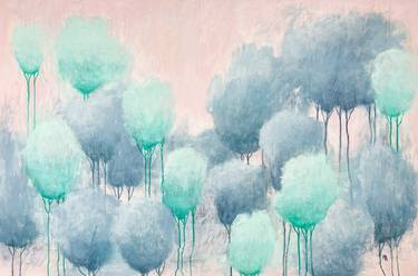 Original Abstract Tree Paintings by Natalie Aleksejeva