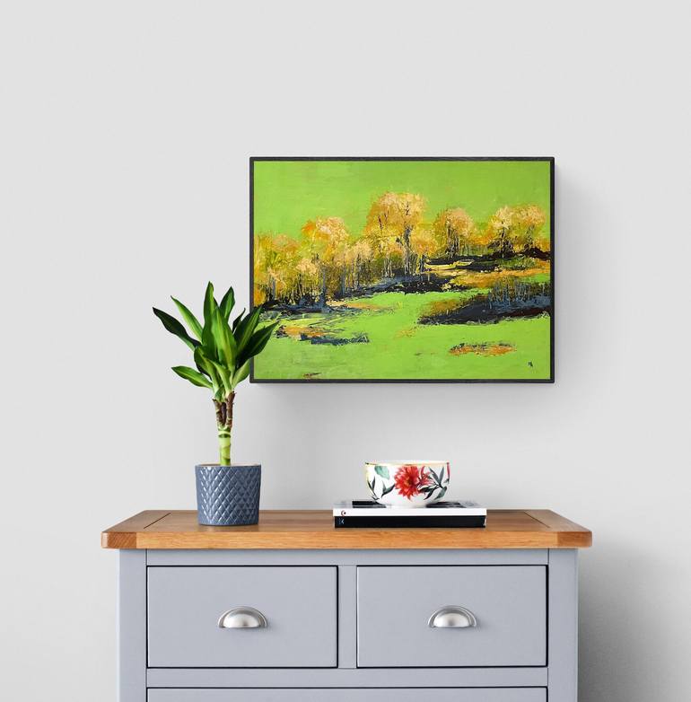 Original Landscape Painting by Natalie Aleksejeva