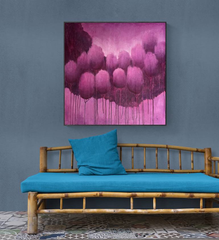 Original Contemporary Abstract Painting by Natalie Aleksejeva