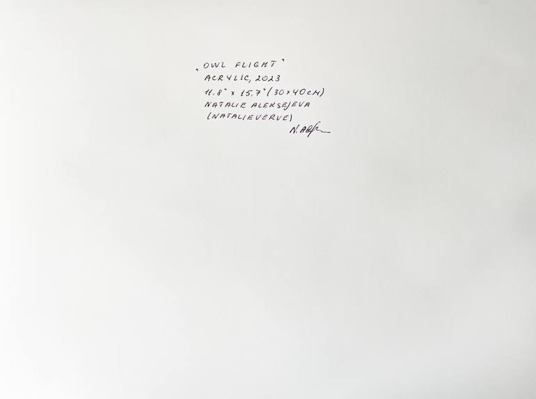 Original Abstract Expressionism Abstract Painting by Natalie Aleksejeva