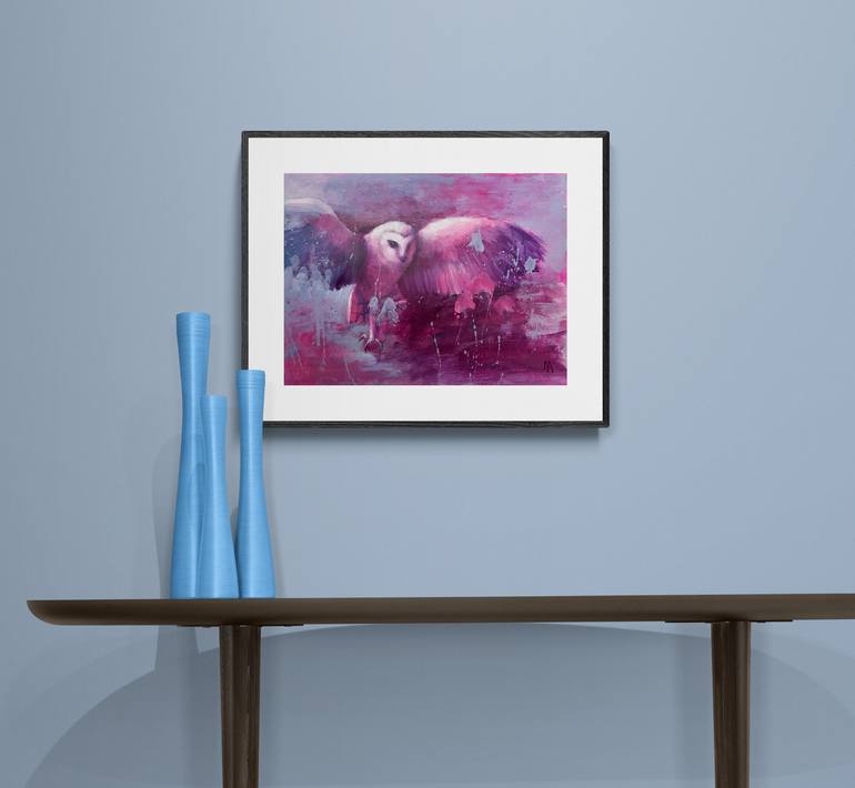 Original Abstract Expressionism Abstract Painting by Natalie Aleksejeva