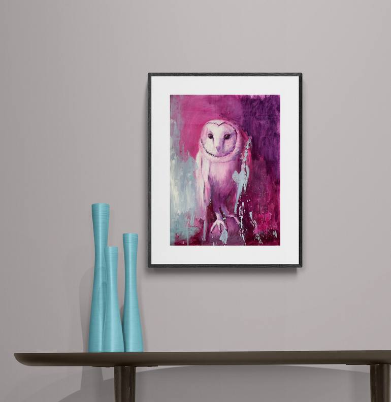 Original Abstract Expressionism Abstract Painting by Natalie Aleksejeva