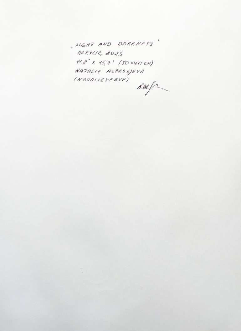 Original Abstract Animal Painting by Natalie Aleksejeva