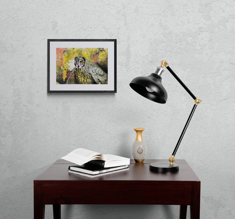 Original Abstract Animal Painting by Natalie Aleksejeva