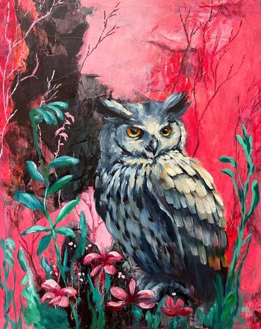 Original Illustration Animal Paintings by Natalie Aleksejeva