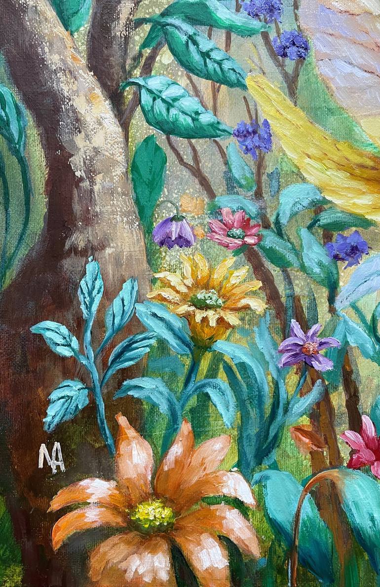 Original Nature Painting by Natalie Aleksejeva