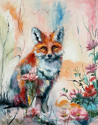 Original Abstract Animal Paintings by Natalie Aleksejeva