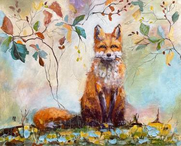 Original Abstract Animal Paintings by Natalie Aleksejeva