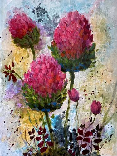 Original Floral Paintings by Natalie Aleksejeva