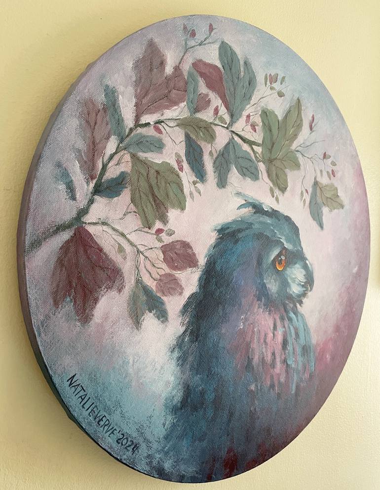 Original Impressionism Animal Painting by Natalie Aleksejeva