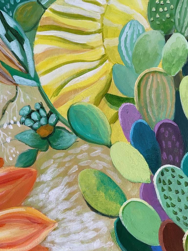 Original Abstract Still Life Painting by Natalie Aleksejeva