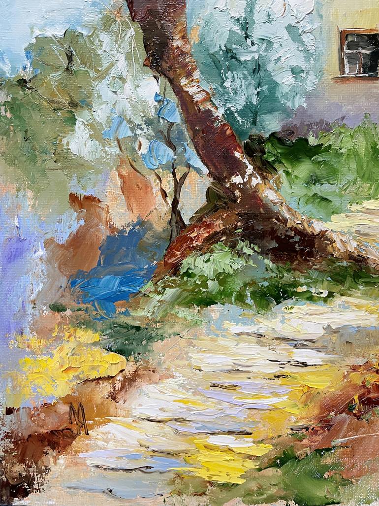 Original Abstract Nature Painting by Natalie Aleksejeva