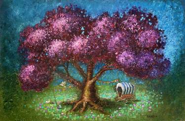 Original Tree Paintings by Natalie Aleksejeva