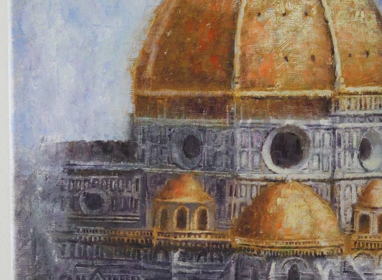 Original Fine Art Architecture Painting by Natalie Aleksejeva