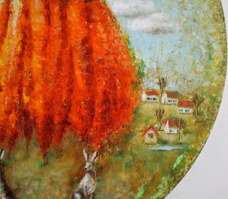 Original Impressionism Landscape Painting by Natalie Aleksejeva