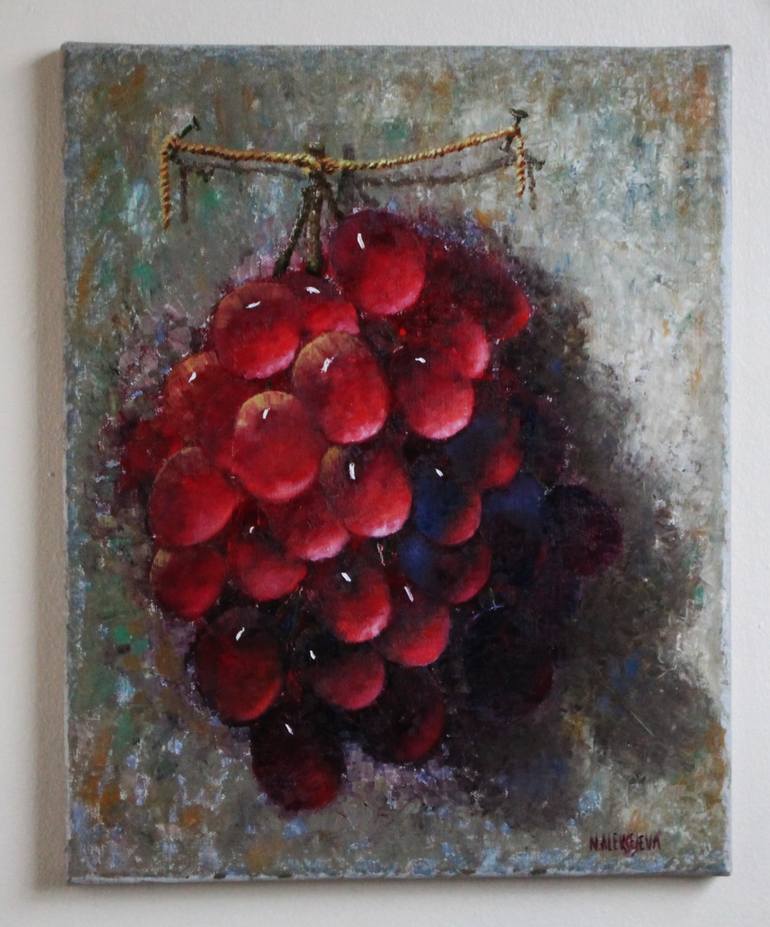 Original Impressionism Still Life Painting by Natalie Aleksejeva