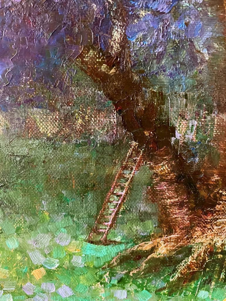 Original Tree Painting by Natalie Aleksejeva