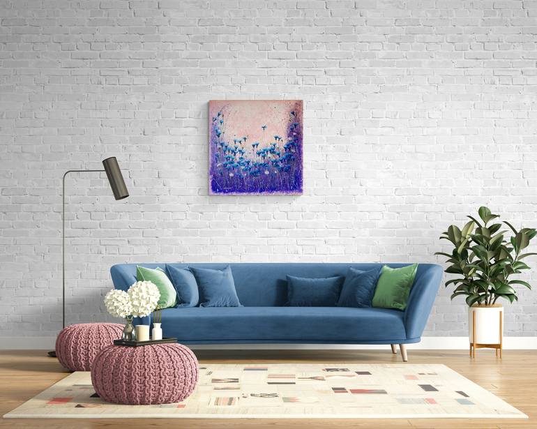 Original Impressionism Floral Painting by Natalie Aleksejeva