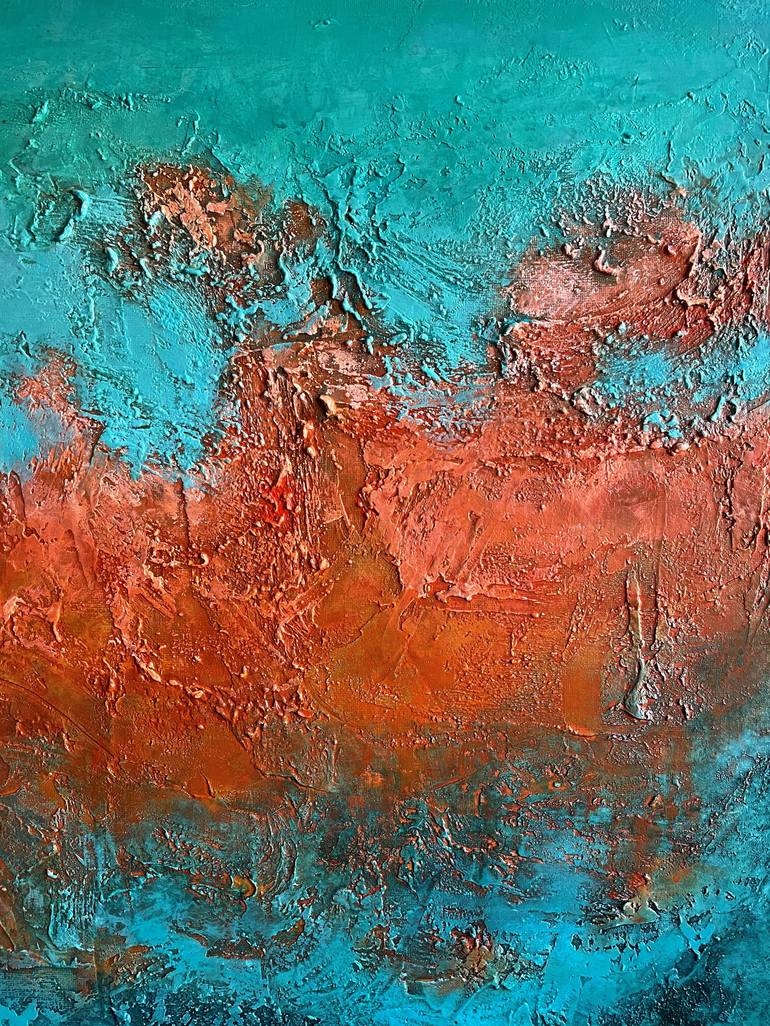 Original Abstract Painting by Natalie Aleksejeva