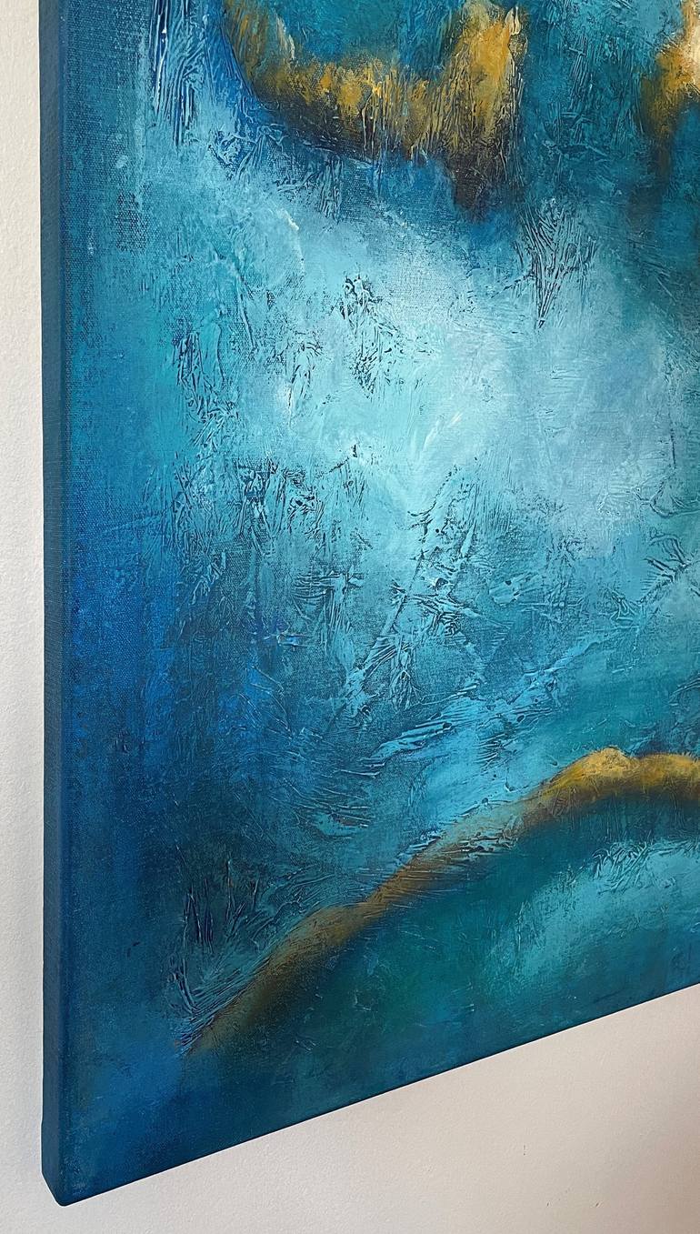 Original Abstract Expressionism Abstract Painting by Natalie Aleksejeva