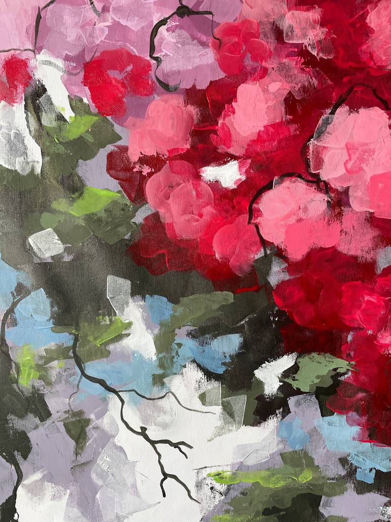 Original Abstract Expressionism Abstract Painting by Natalie Aleksejeva
