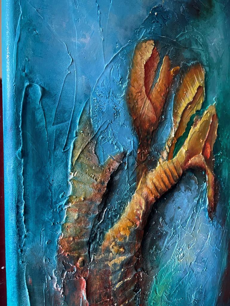 Original Contemporary Abstract Painting by Natalie Aleksejeva