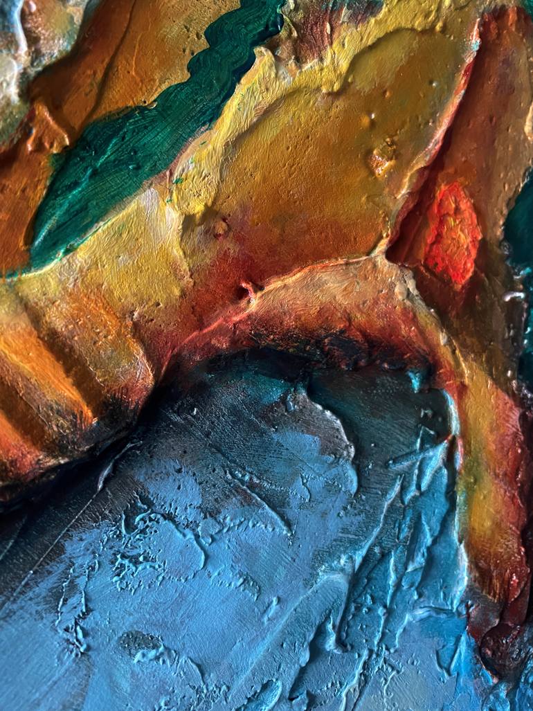 Original Contemporary Abstract Painting by Natalie Aleksejeva