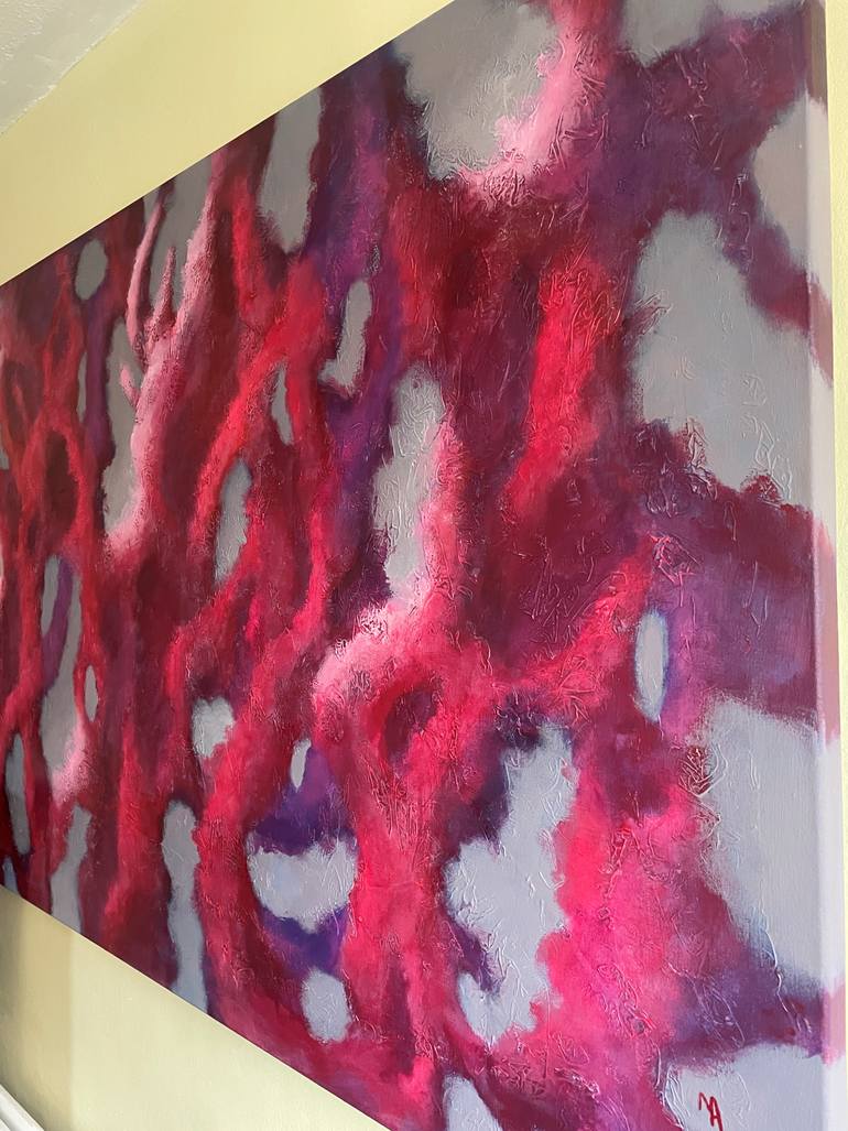 Original Contemporary Abstract Painting by Natalie Aleksejeva