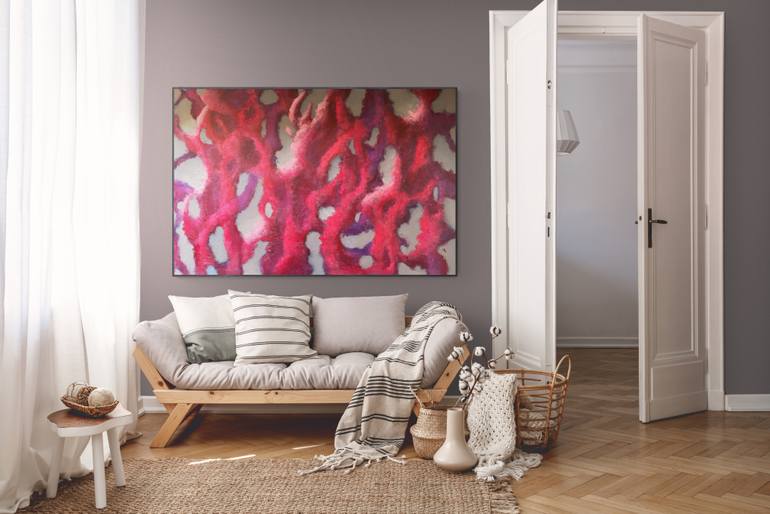Original Contemporary Abstract Painting by Natalie Aleksejeva
