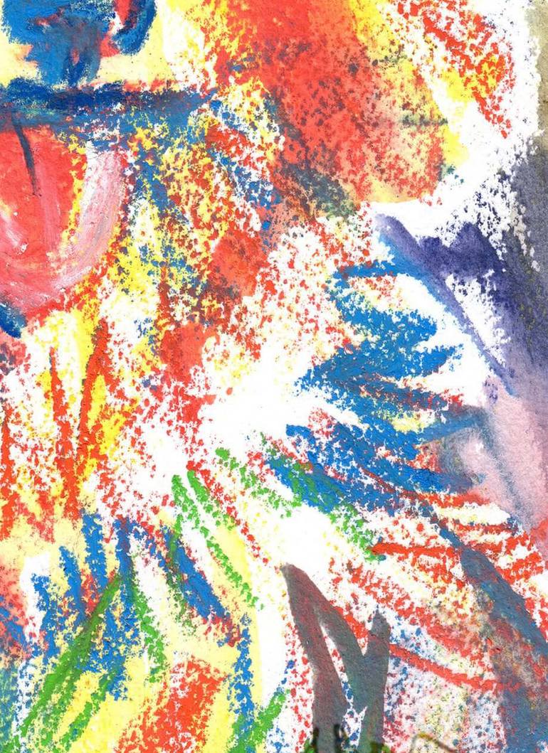 Original Expressionism Animal Drawing by Lee Jordan