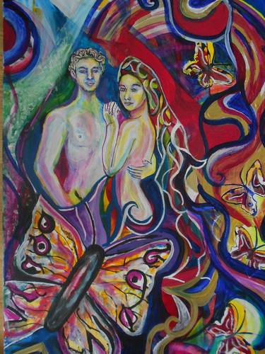 Print of Figurative Love Paintings by Andrea Schimboeck Marock