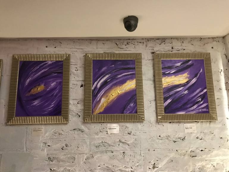 Original Conceptual Abstract Painting by Medge  Jaspan