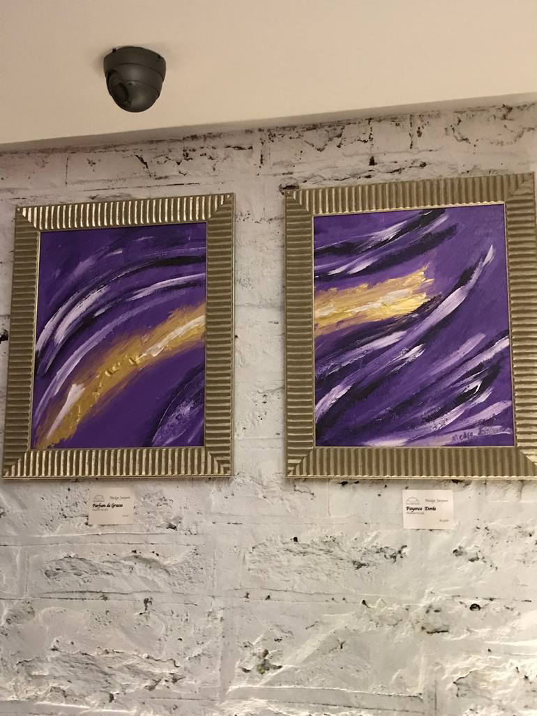 Original Conceptual Abstract Painting by Medge  Jaspan