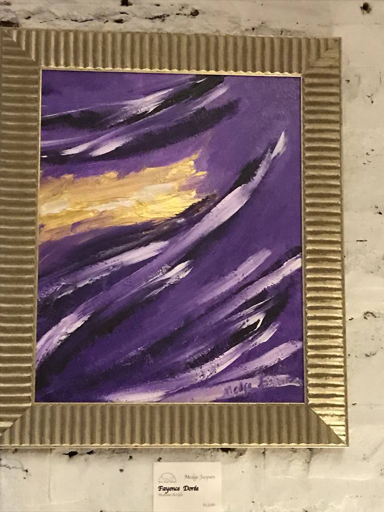 Original Conceptual Abstract Painting by Medge  Jaspan