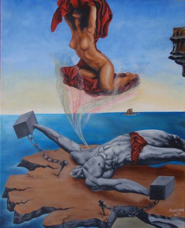 Print of Surrealism Culture Paintings by Ángel del Barrio