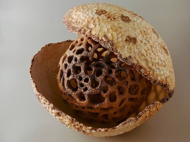 Original Abstract Expressionism Abstract Sculpture by Ruth Hazi