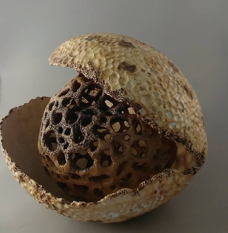 Original Abstract Expressionism Abstract Sculpture by Ruth Hazi