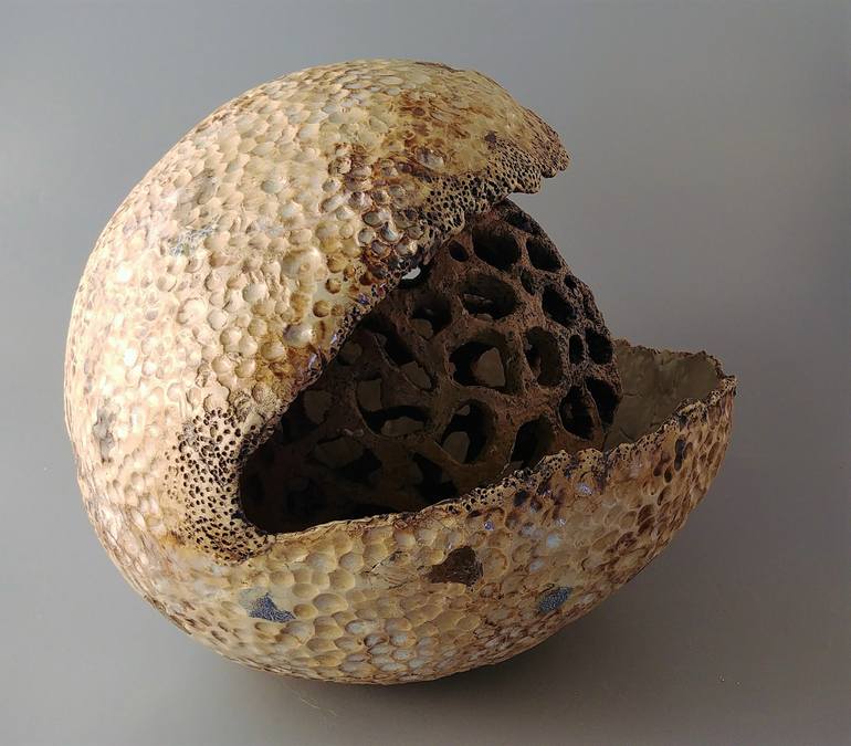 Original Abstract Expressionism Abstract Sculpture by Ruth Hazi