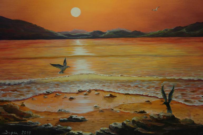 Original Realism Seascape Painting by Svetozar Arnaudov