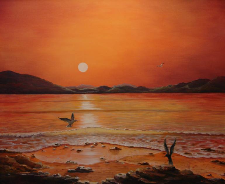 Original Realism Seascape Painting by Svetozar Arnaudov