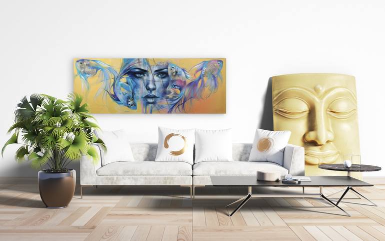 Original Fine Art Interiors Painting by Svetozar Arnaudov